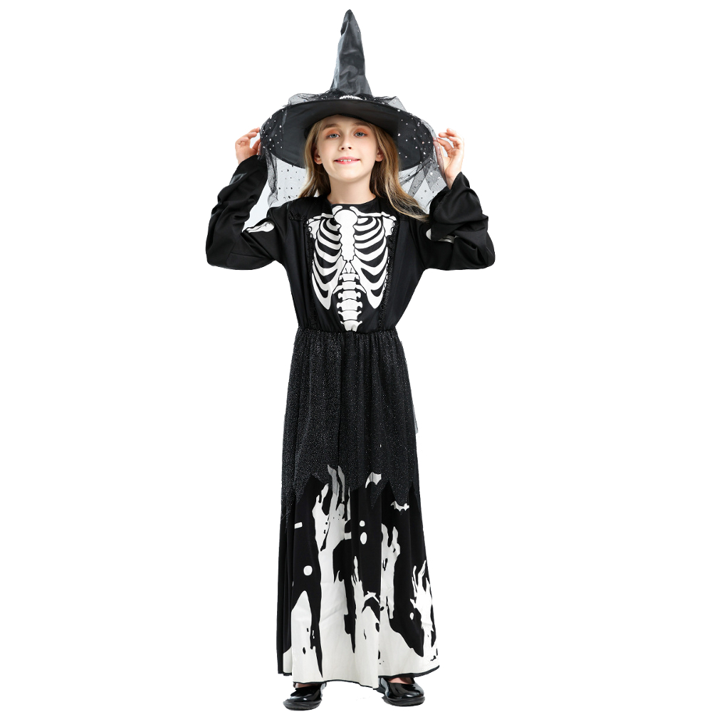 картинка Платье «Скелет» для девочки от магазина Одежда+