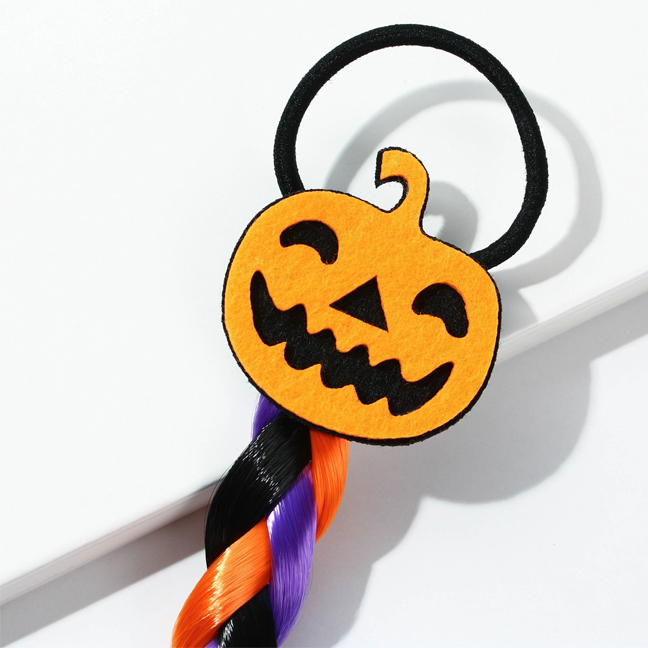 картинка Коса цветная на резинке «Тыква» от магазина Одежда+