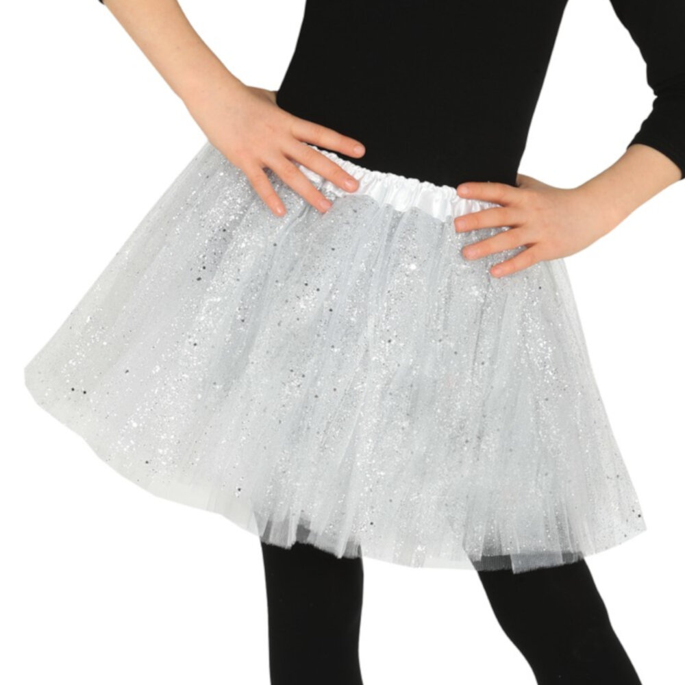 картинка Серая юбка-пачка с блестками от магазина Одежда+