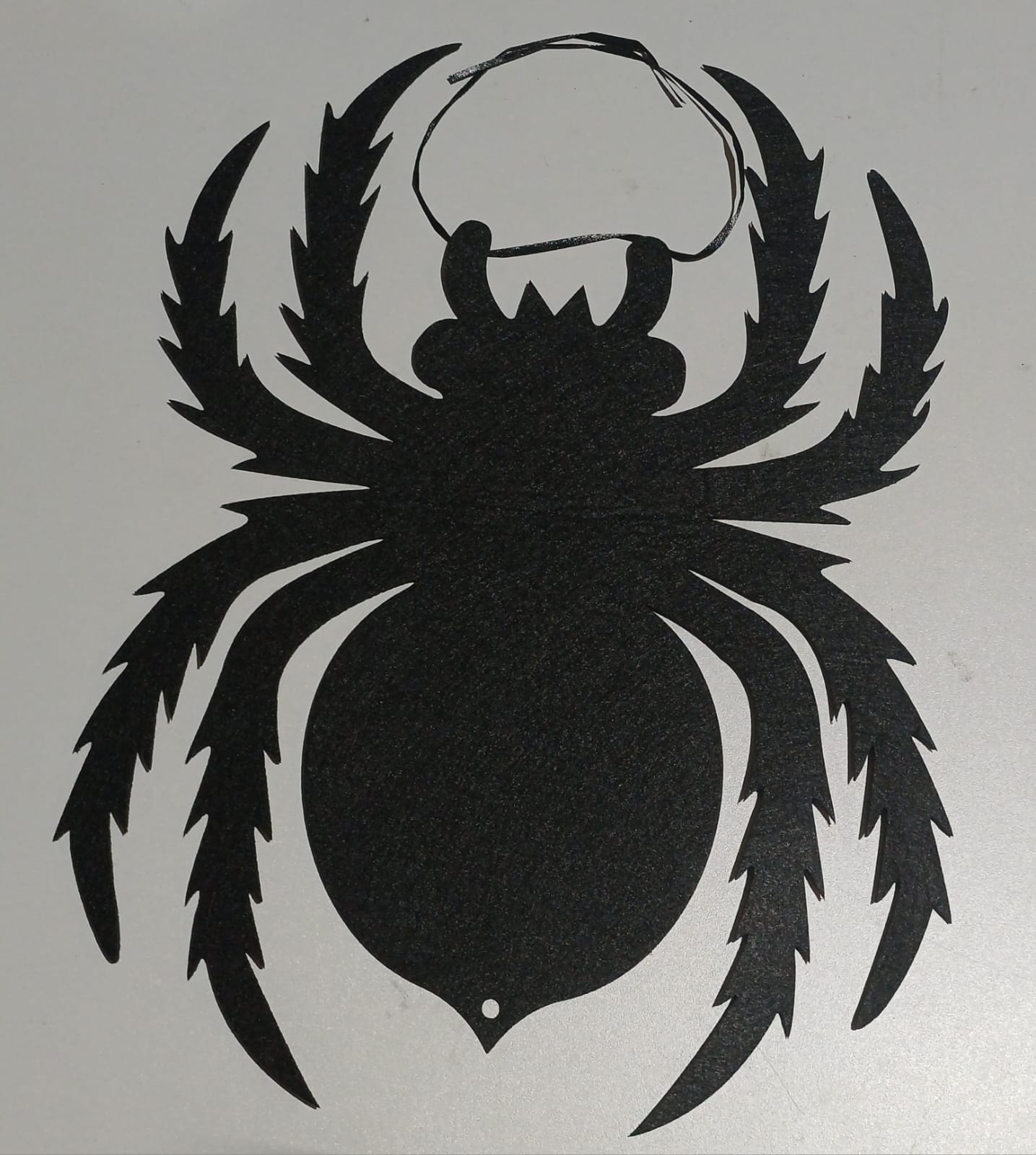 картинка Подвесной черный паук - украшение на Хэллоуин от магазина Одежда+