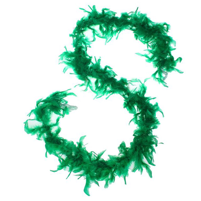 картинка Зеленое карнавальное боа из перьев от магазина Одежда+