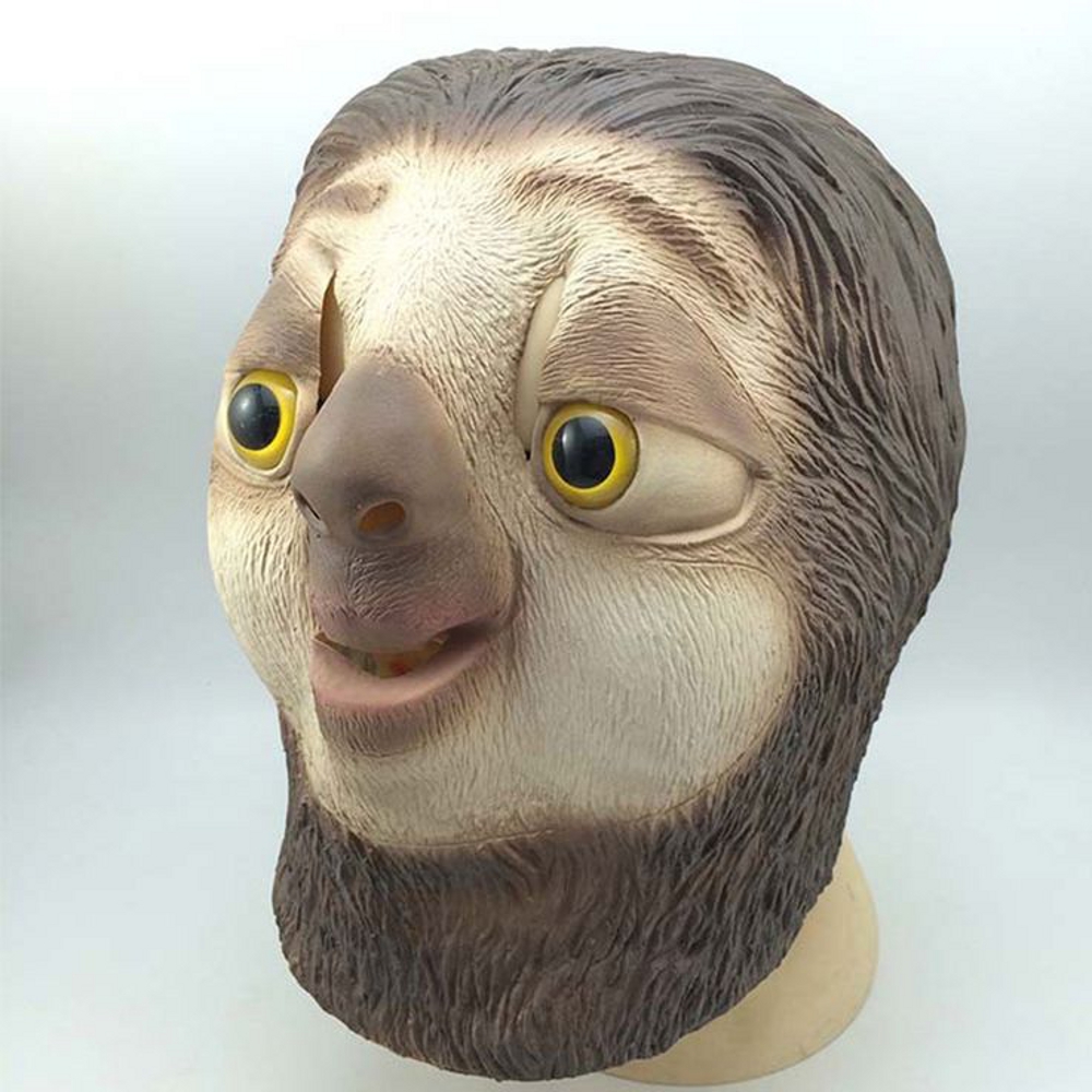 картинка Латексная маска «Ленивец» от магазина Одежда+