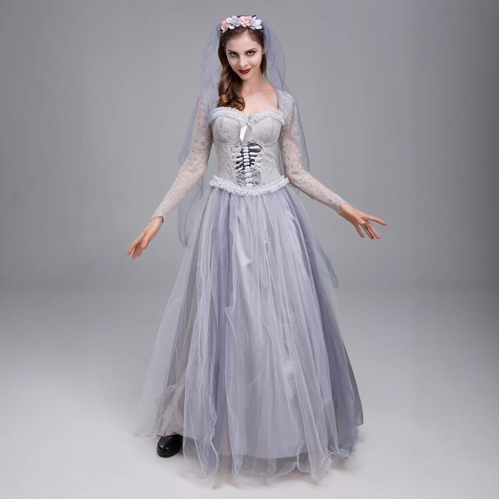 картинка Костюм «Мертвая невеста» для девушки от магазина Одежда+