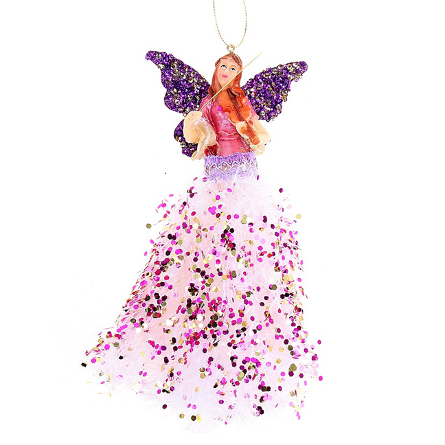 картинка Ёлочная игрушка «Фея» со скрипкой от магазина Одежда+