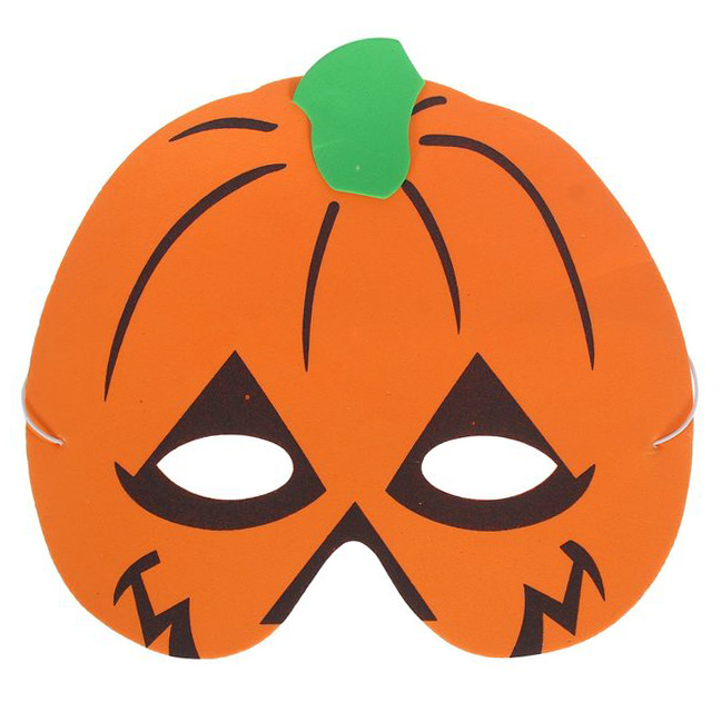 картинка Карнавальная полумаска «Тыква» от магазина Одежда+