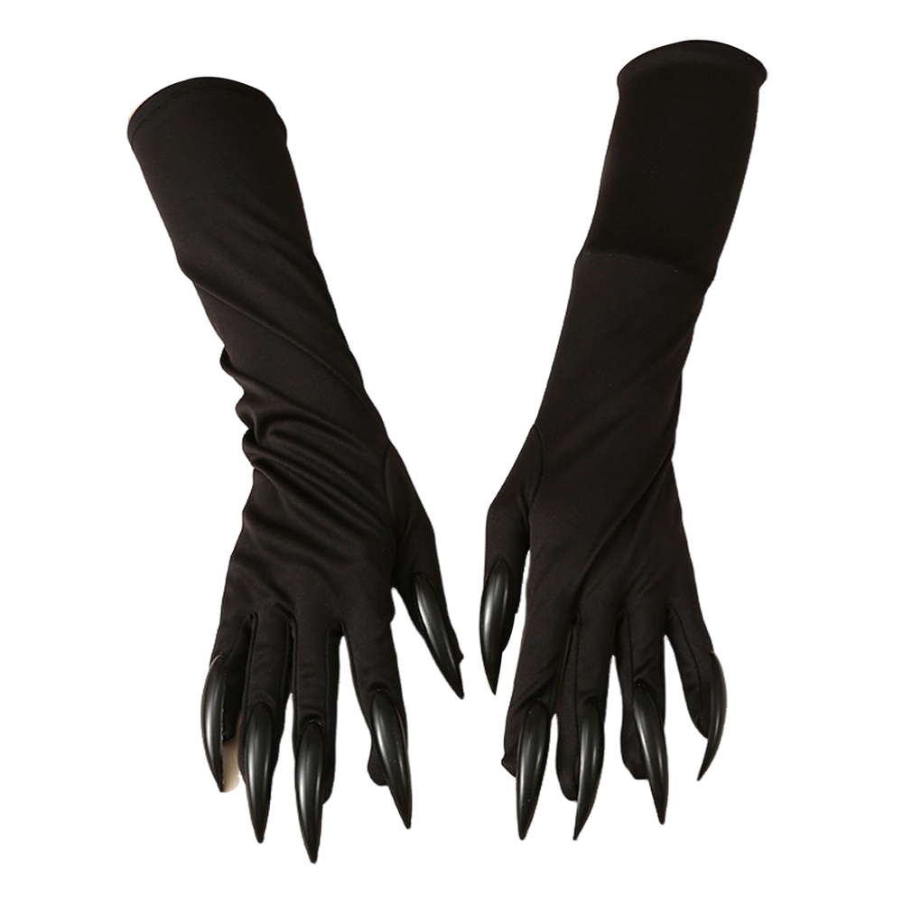 картинка Чёрные перчатки с когтями от магазина Одежда+