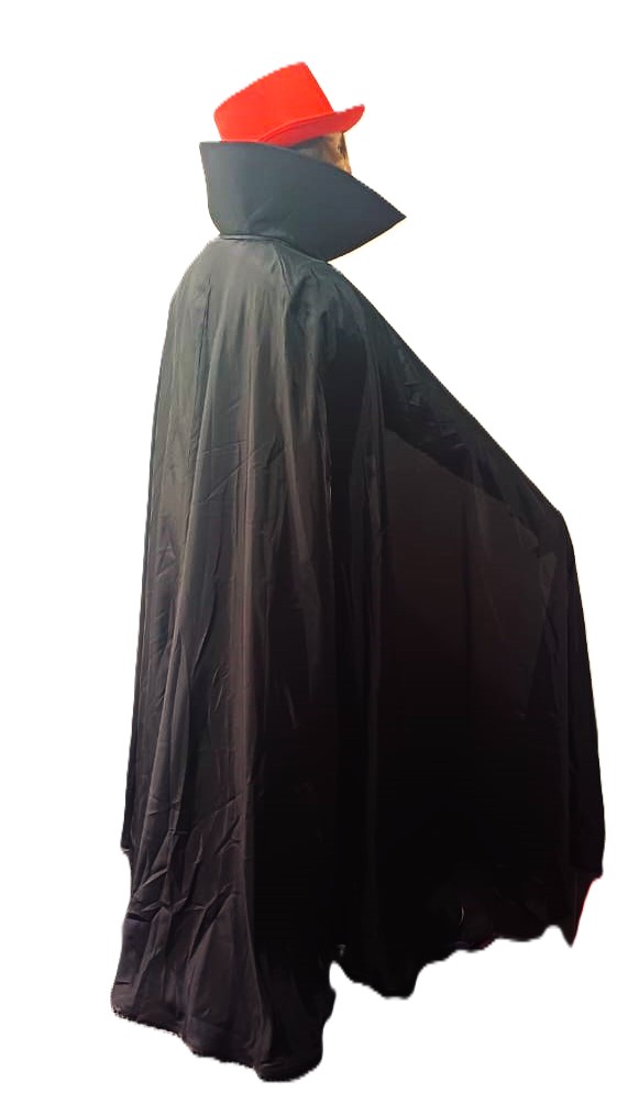 картинка Накидка Дракулы - плащ с красным воротником от магазина Одежда+