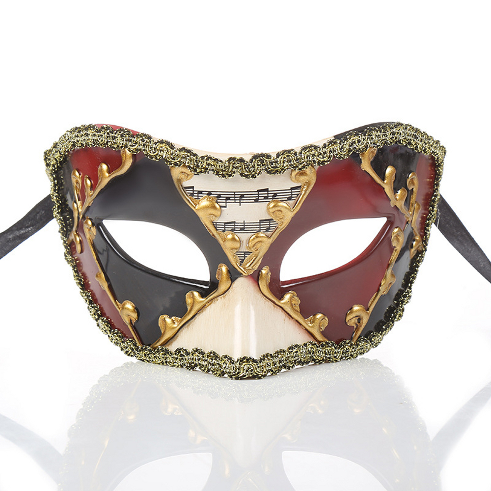 картинка Венецианская маска «Ноты» от магазина Одежда+