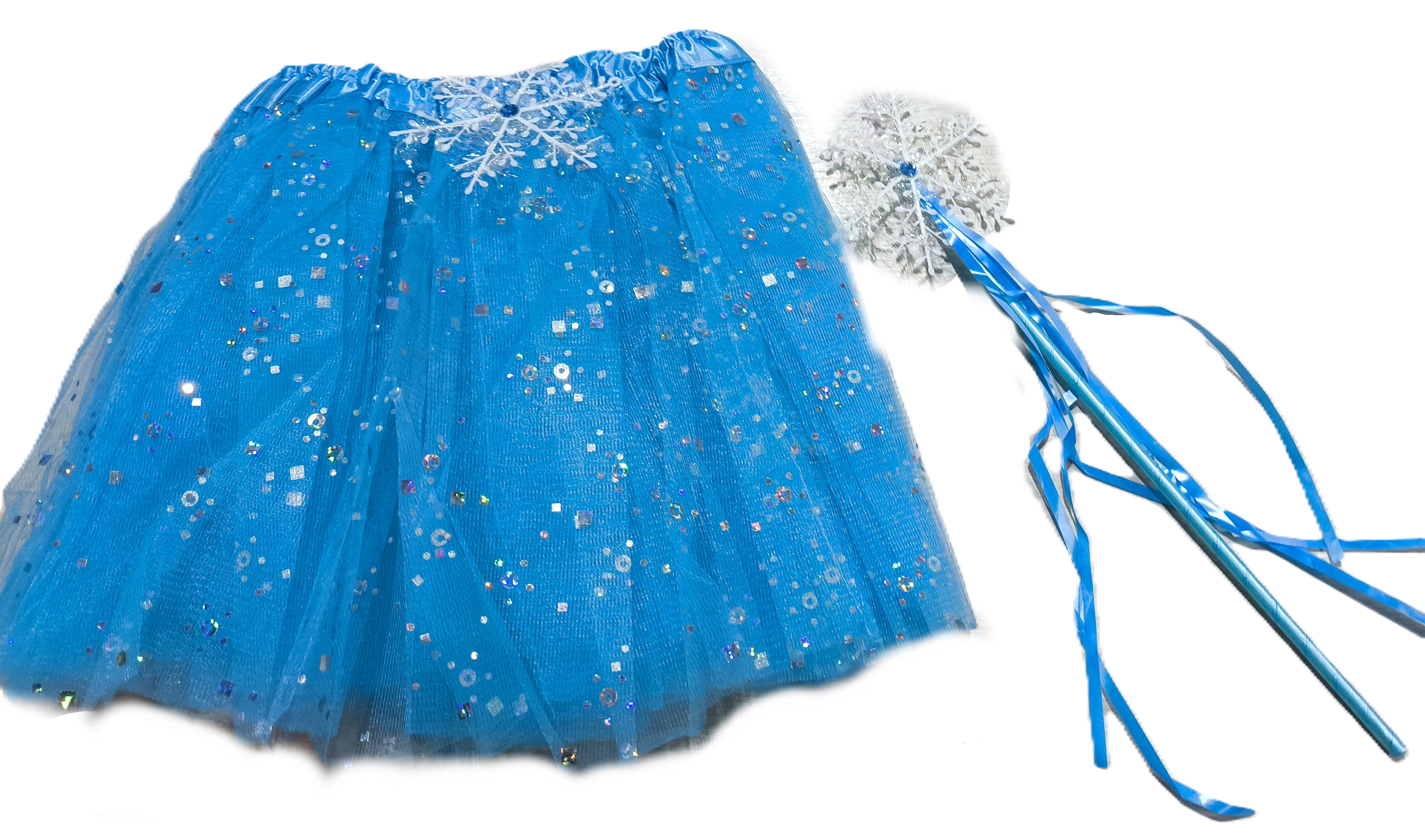 картинка Набор Снежинки: юбка с блёстками, палочка от магазина Одежда+