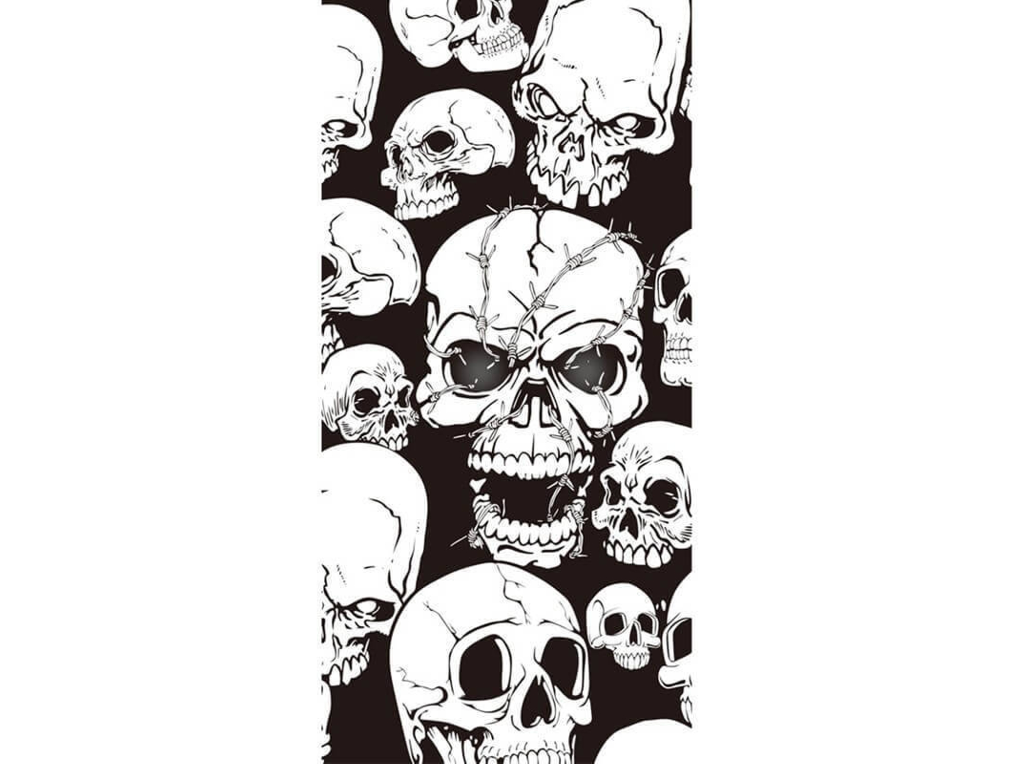 картинка Декор двери на Хэллоуин «Черепа» от магазина Одежда+