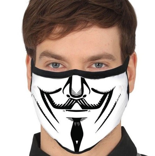 картинка Маска на рот с рисунком «Гай Фокс» от магазина Одежда+