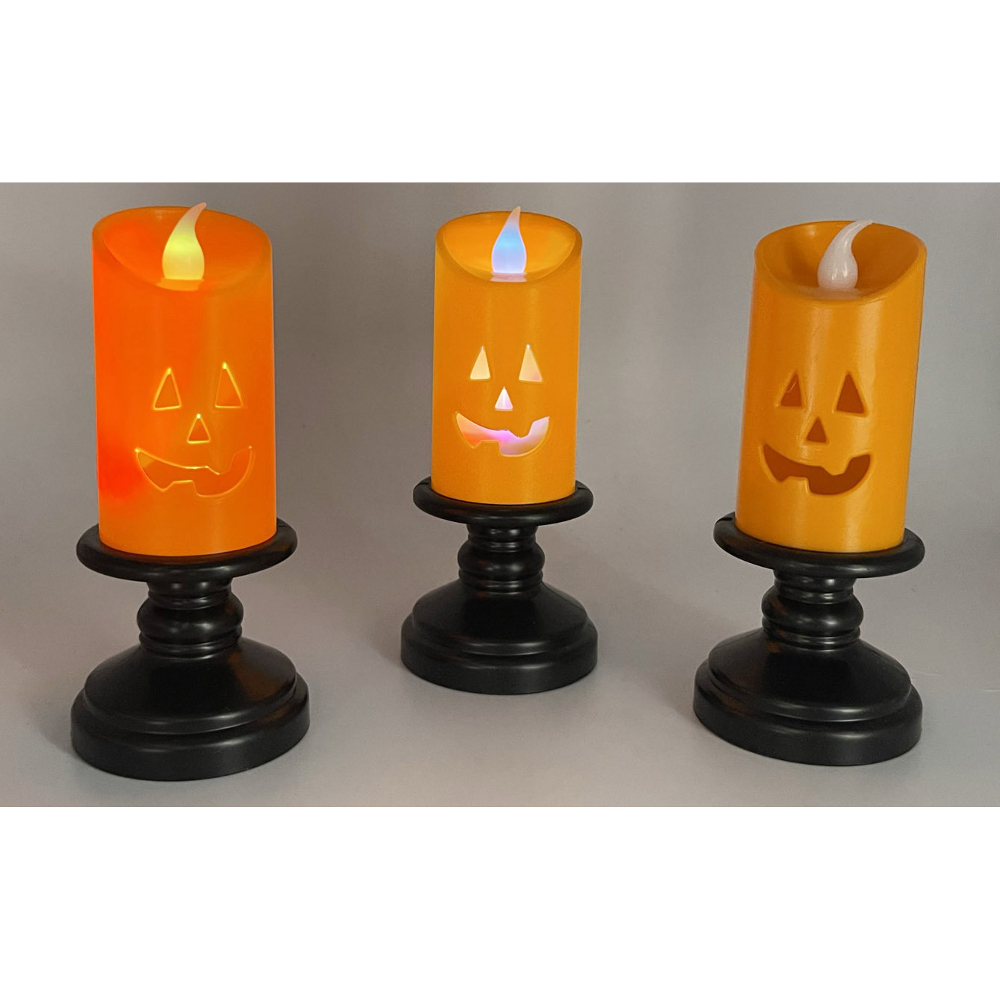 картинка Оранжевая светодиодная лампа свеча  от магазина Одежда+