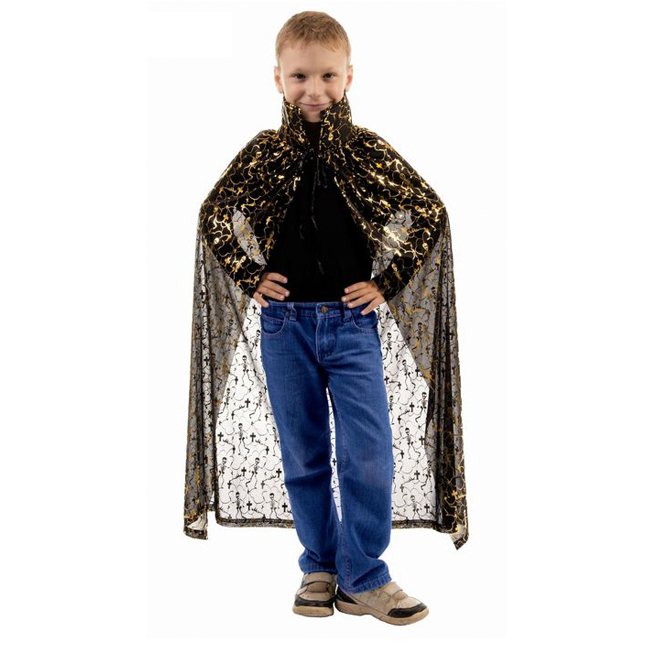 картинка Детская накидка со скелетами от магазина Одежда+