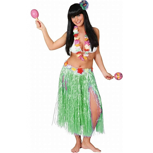 картинка Длинная зелёная гавайская юбка от магазина Одежда+