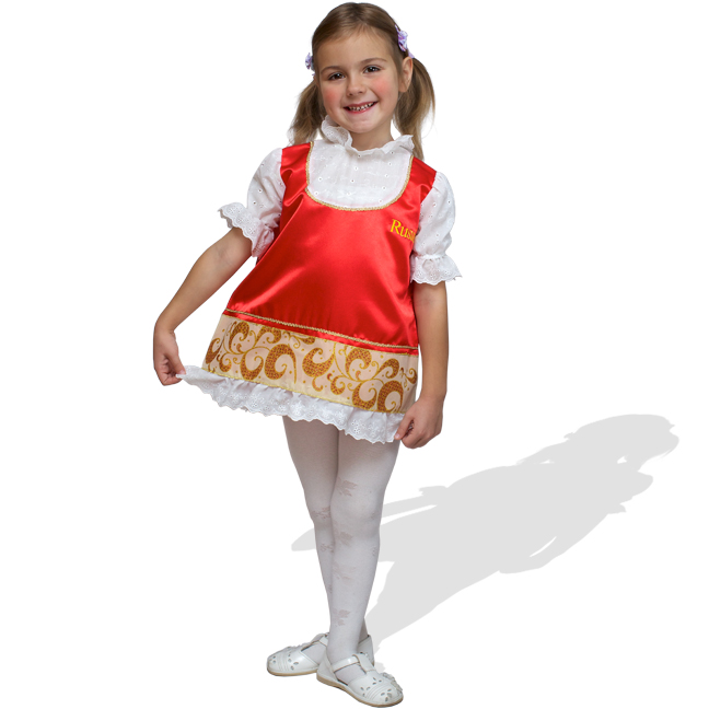 картинка Русский народный красный костюм от магазина Одежда+