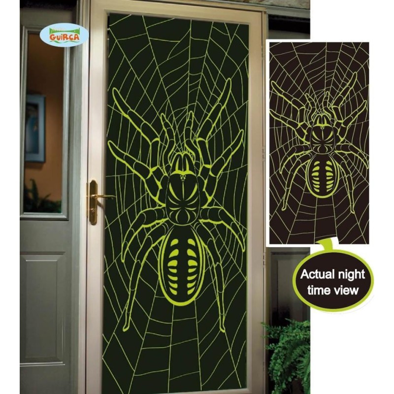 картинка Декор двери на Хэллоуин «Светящийся паук» от магазина Одежда+