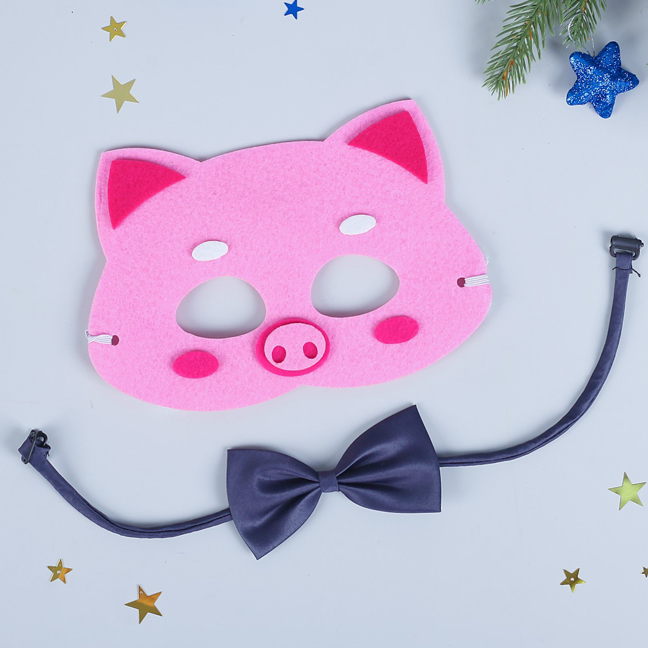 картинка Набор «Свинка» маска с бабочкой от магазина Одежда+