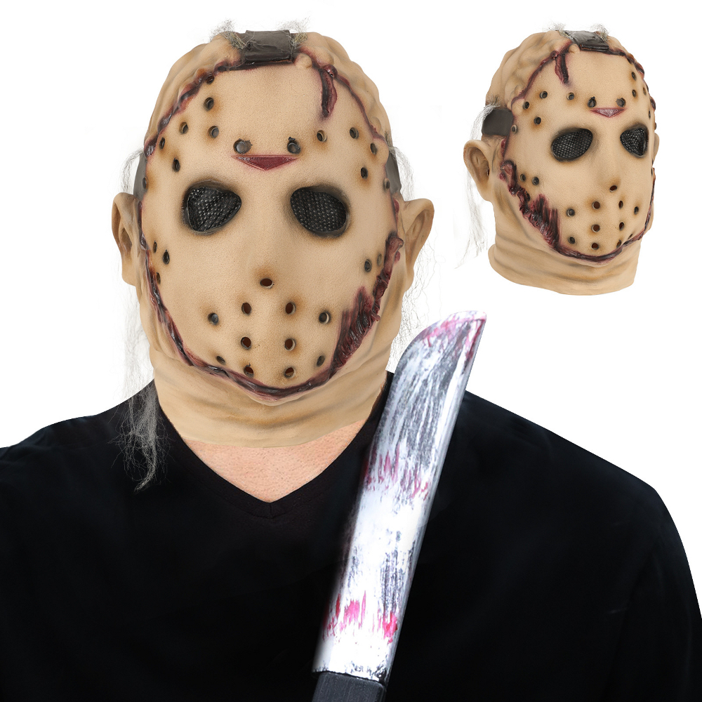 картинка Латексная маска «Кожаное лицо»/Джейсон Вурхиз от магазина Одежда+