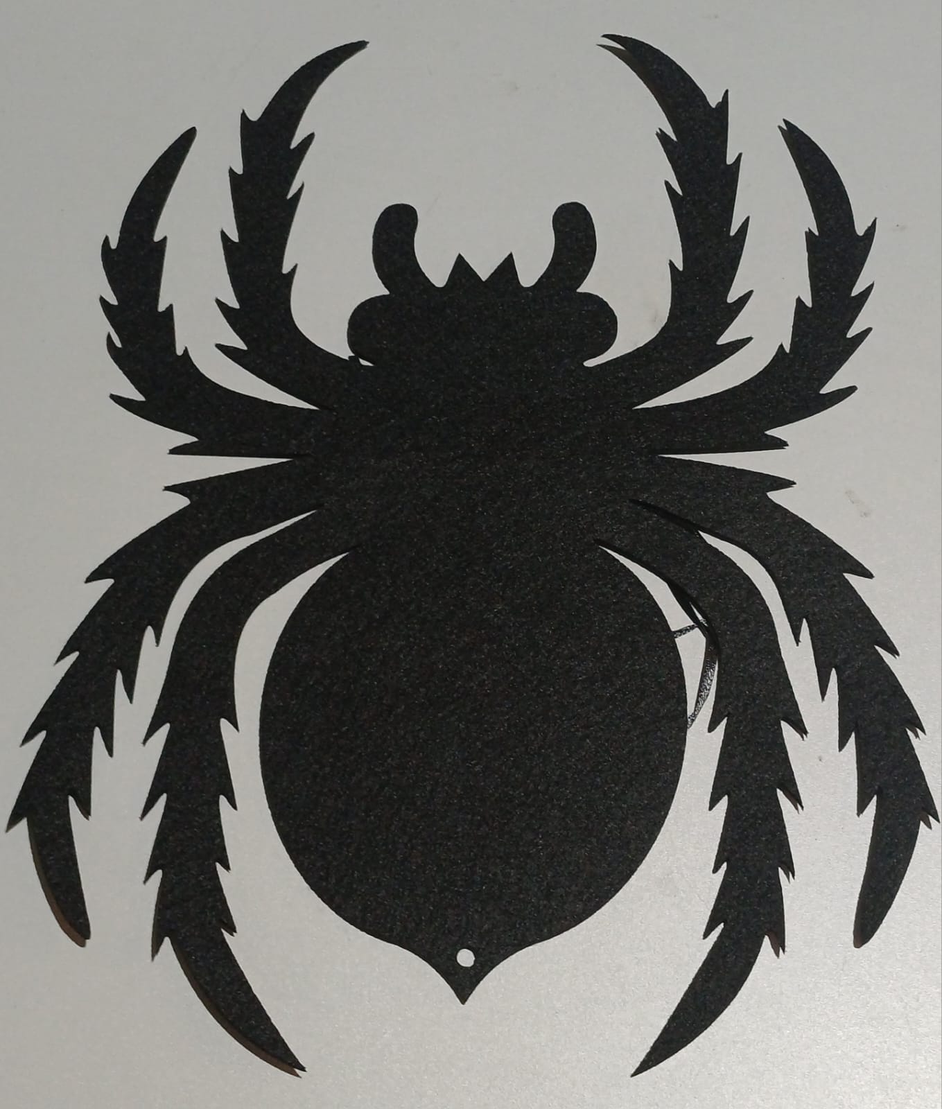 картинка Подвесной черный паук - украшение на Хэллоуин от магазина Одежда+