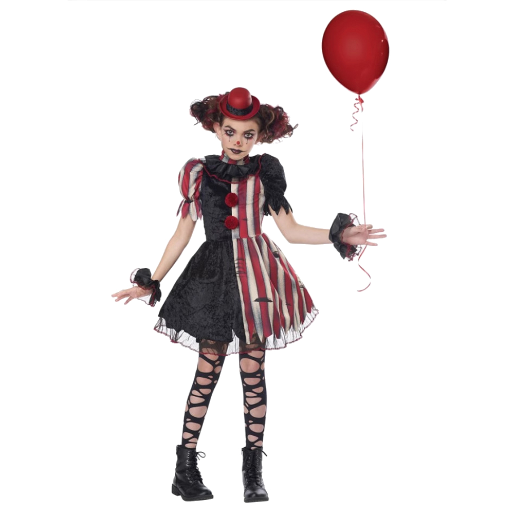 картинка Костюм страшной клоунессы для девочки от магазина Одежда+