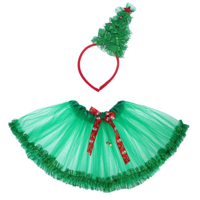 картинка Набор Ёлки: юбка с бантиками, ободок от магазина Одежда+