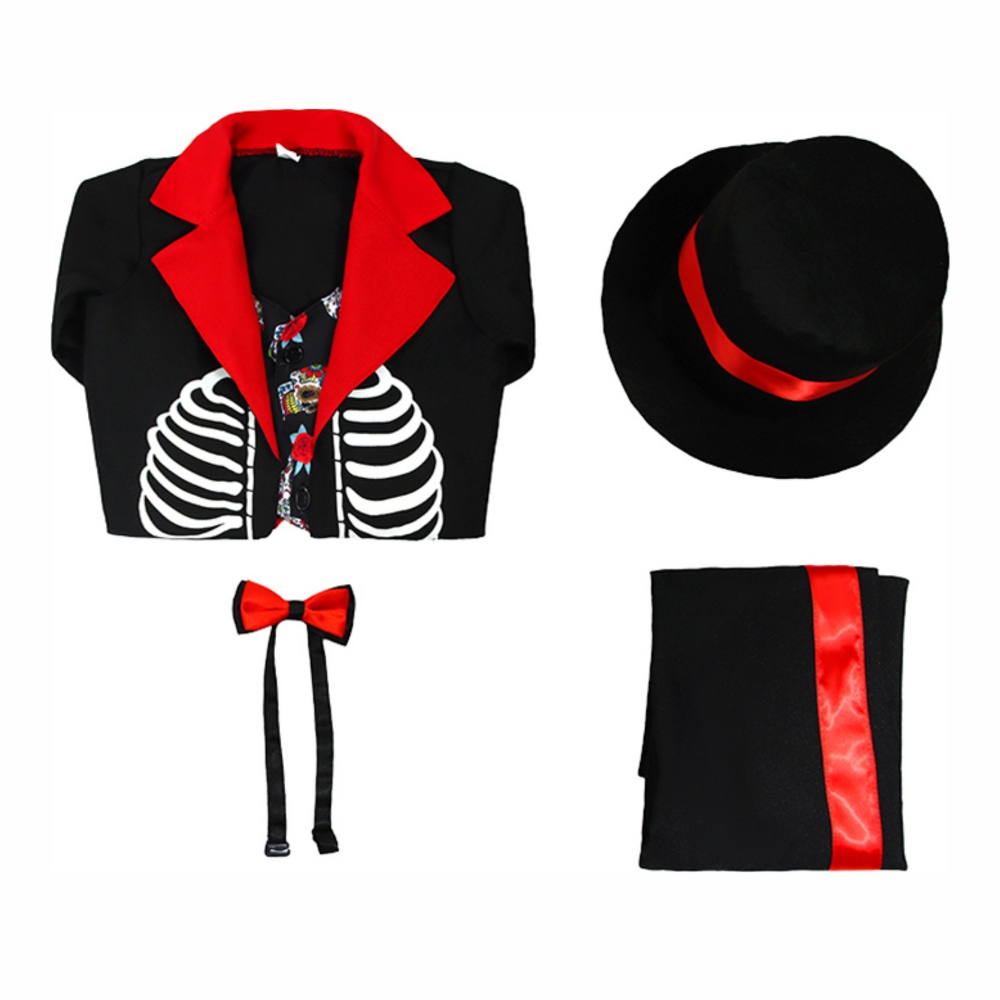 картинка Костюм скелета «День мёртвых» для мальчика от магазина Одежда+