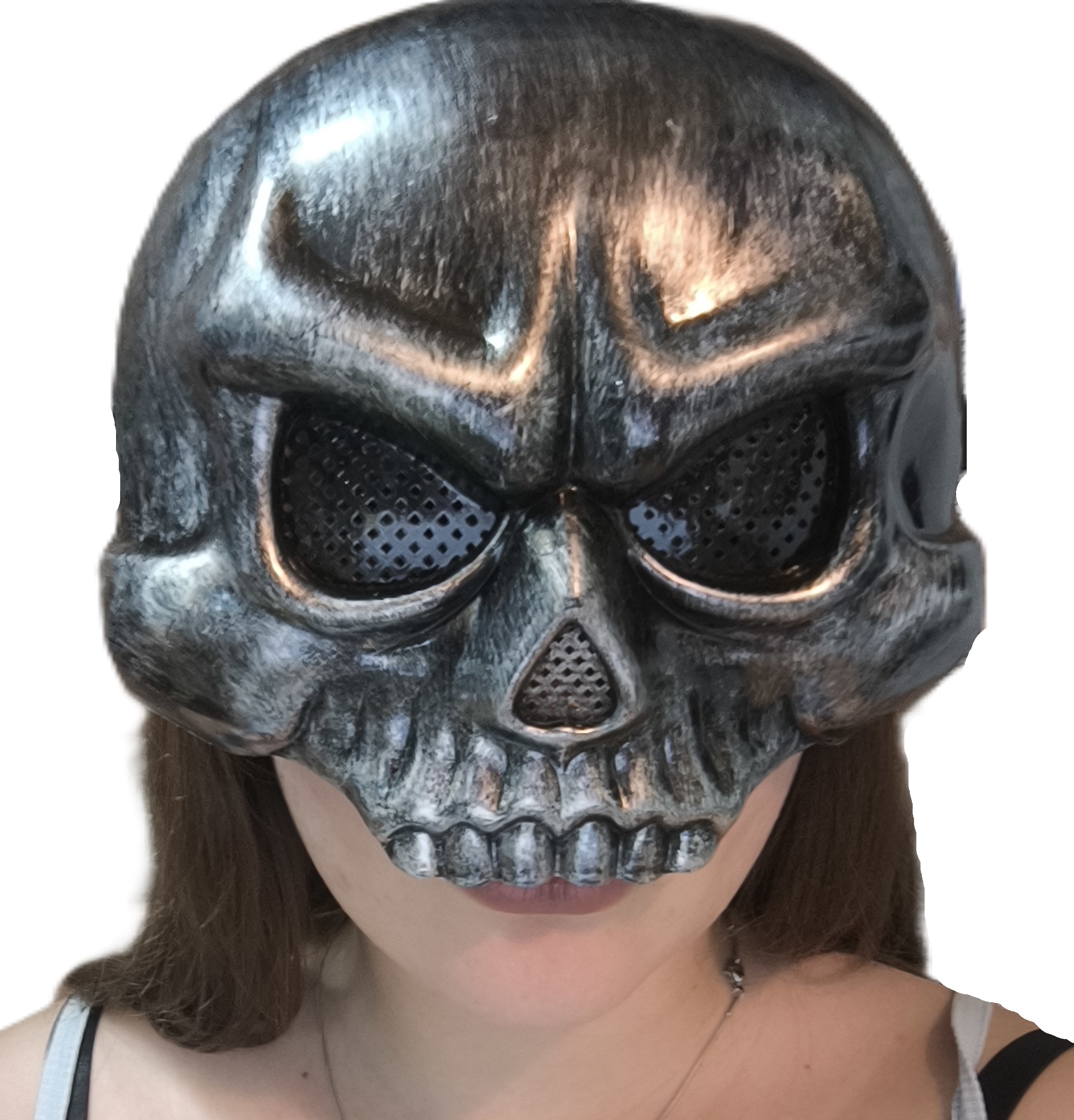 картинка Полумаска «Пиратский череп» от магазина Одежда+