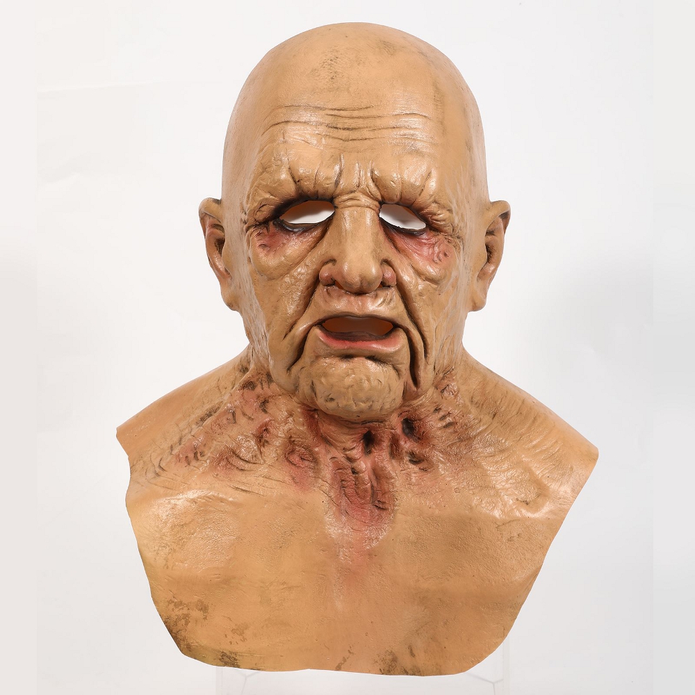 картинка Латексная маска лысого старика от магазина Одежда+