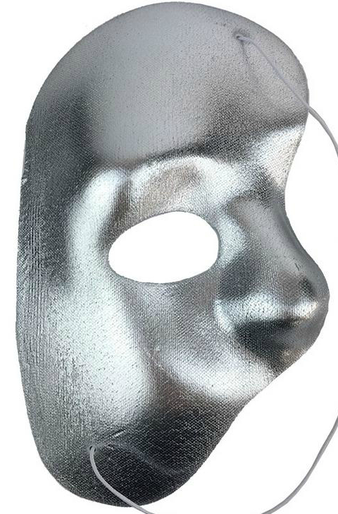 картинка Серебряная маска «Призрак оперы» от магазина Одежда+