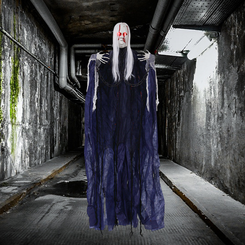 картинка Кукла ведьмы на Хэллоуин с подсветкой и звуком от магазина Одежда+