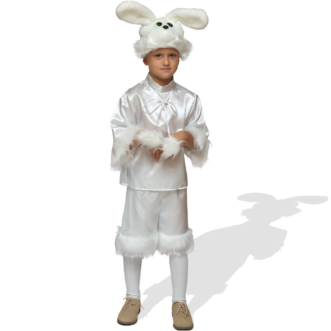 картинка Белый костюм «Зайчик» для детей от магазина Одежда+