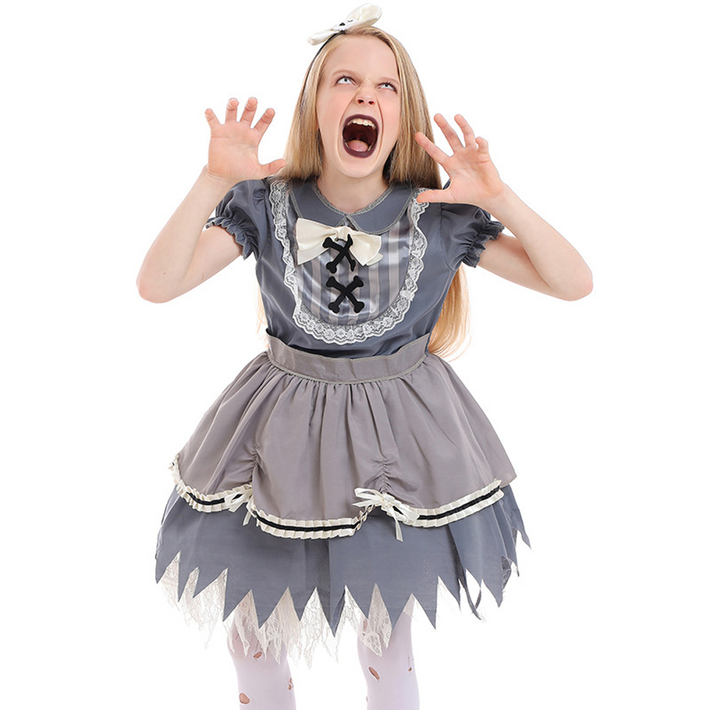 картинка Костюм девочки-зомби «Призрак» от магазина Одежда+