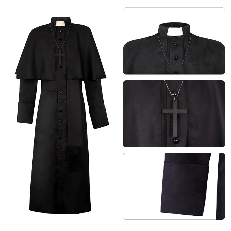 картинка Костюм священника на Хэллоуин от магазина Одежда+