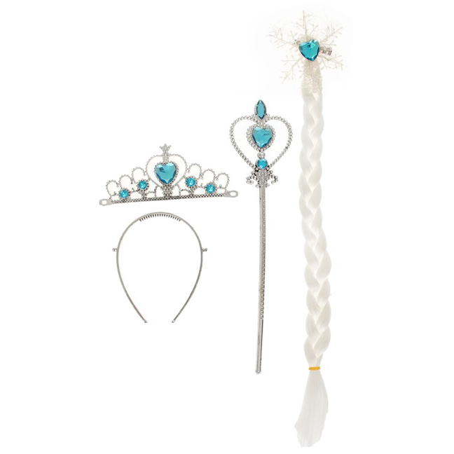 картинка Набор принцессы Эльзы с белой косой от магазина Одежда+