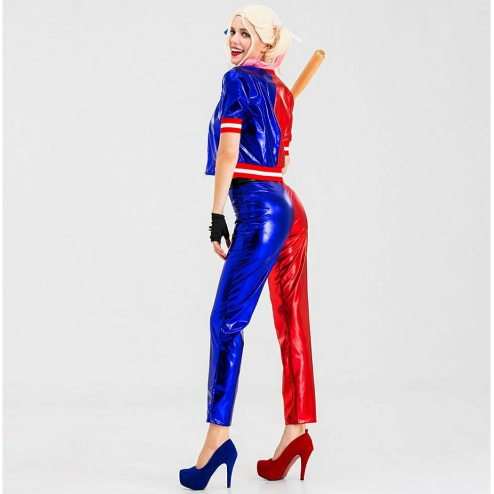 картинка Костюм Харли Квинн для девушки на Хэллоуин от магазина Одежда+