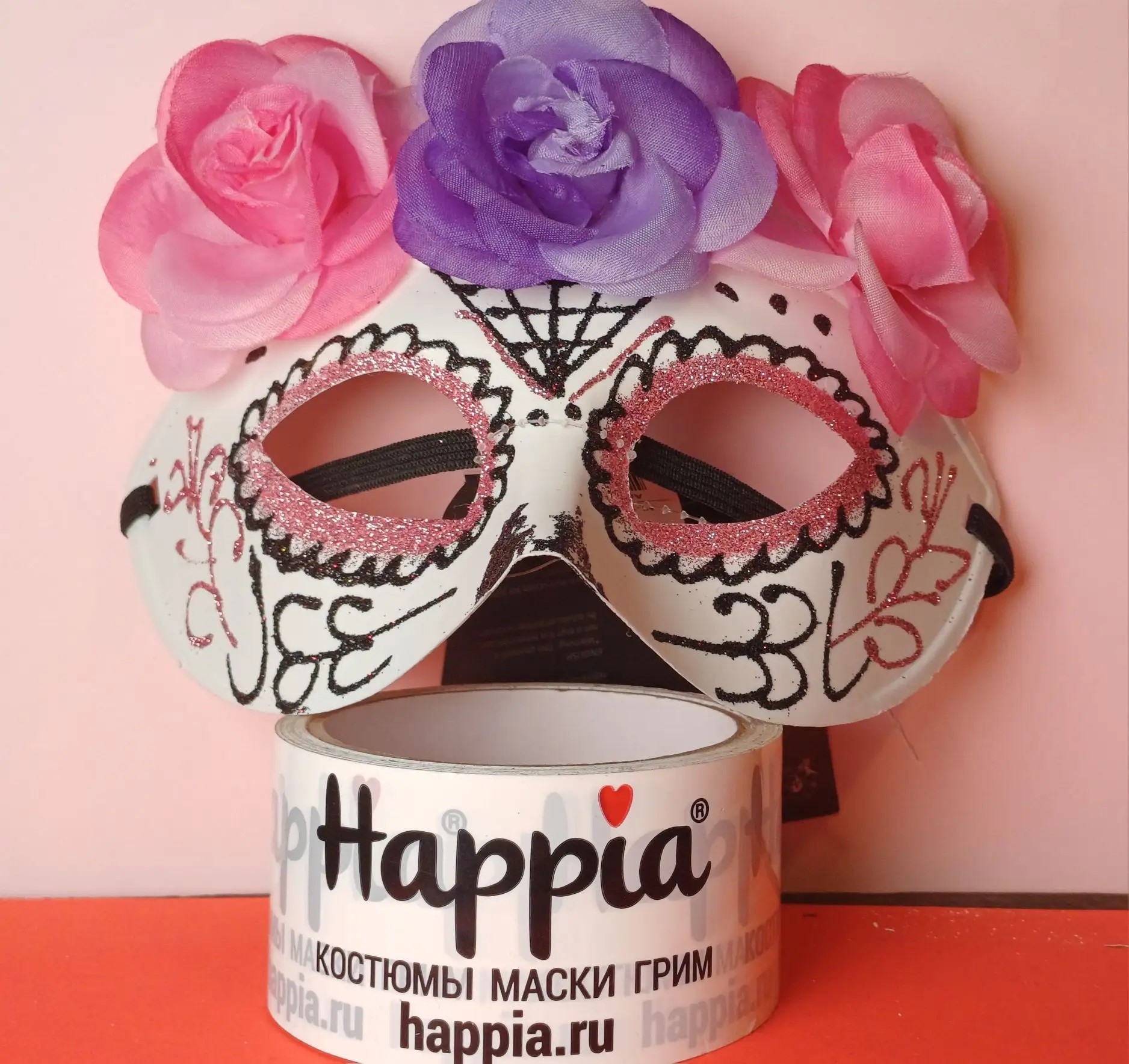 картинка Карнавальная полумаска «День мёртвых» от магазина Одежда+