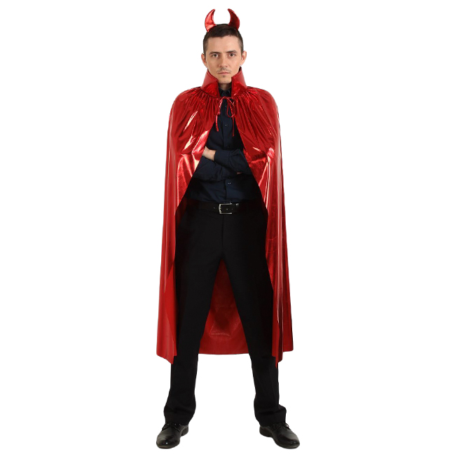 картинка Красный плащ с рожками от магазина Одежда+