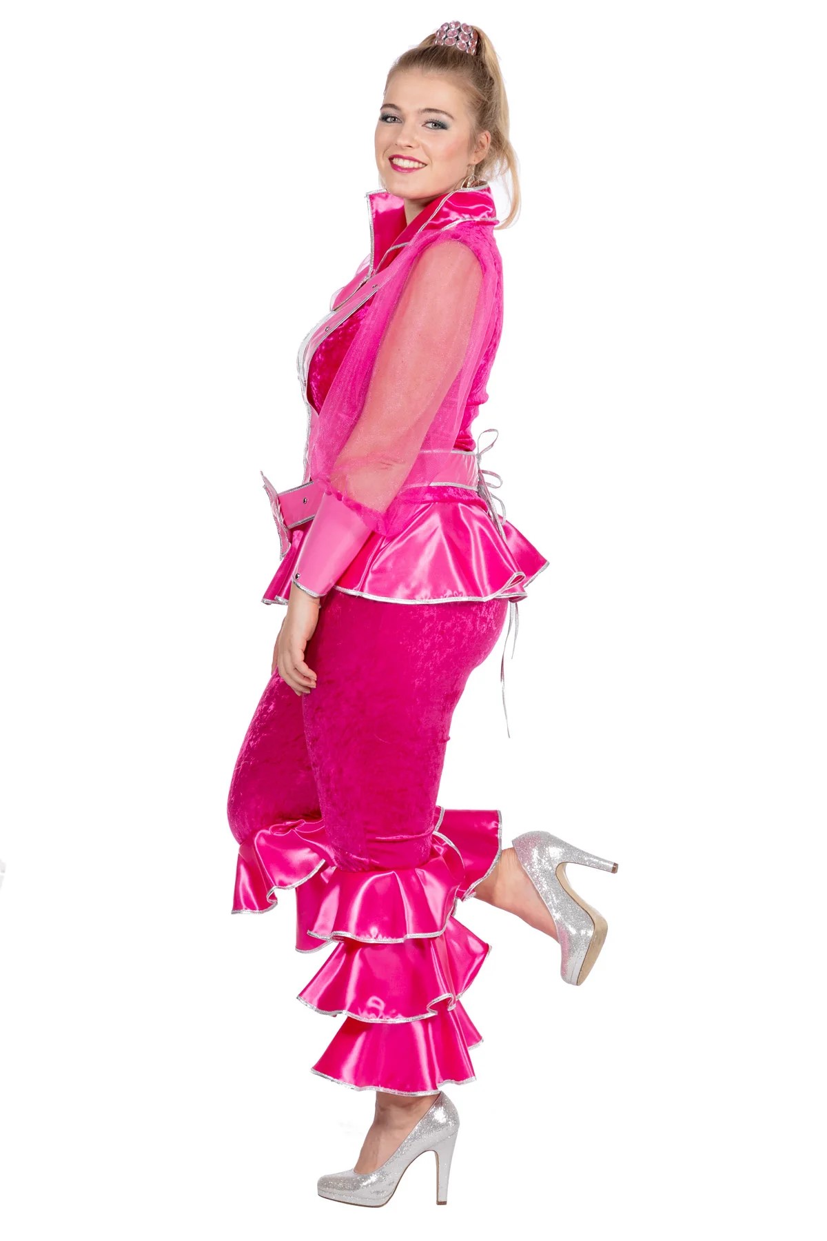 картинка Розовый костюм Барби в стиле Диско женский от магазина Одежда+
