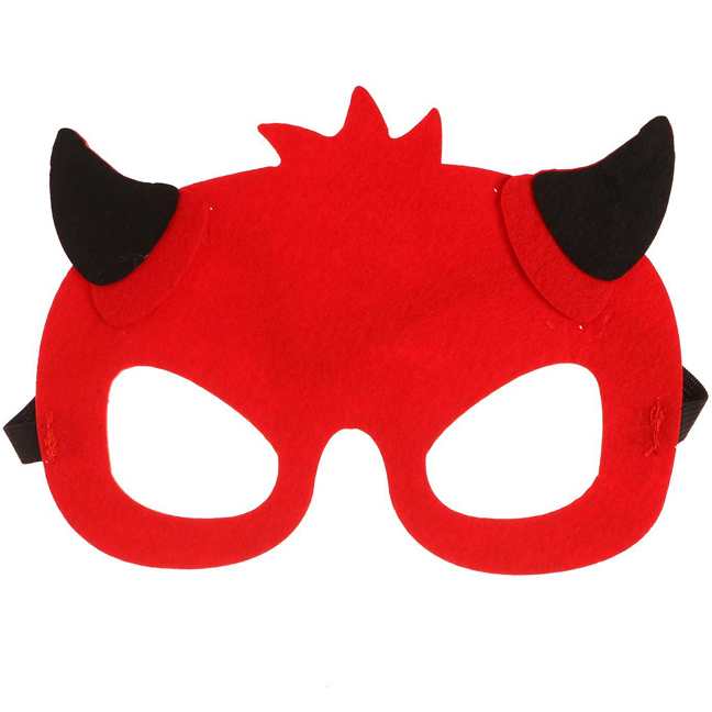 картинка Фетровая полумаска Дьяволёнка от магазина Одежда+