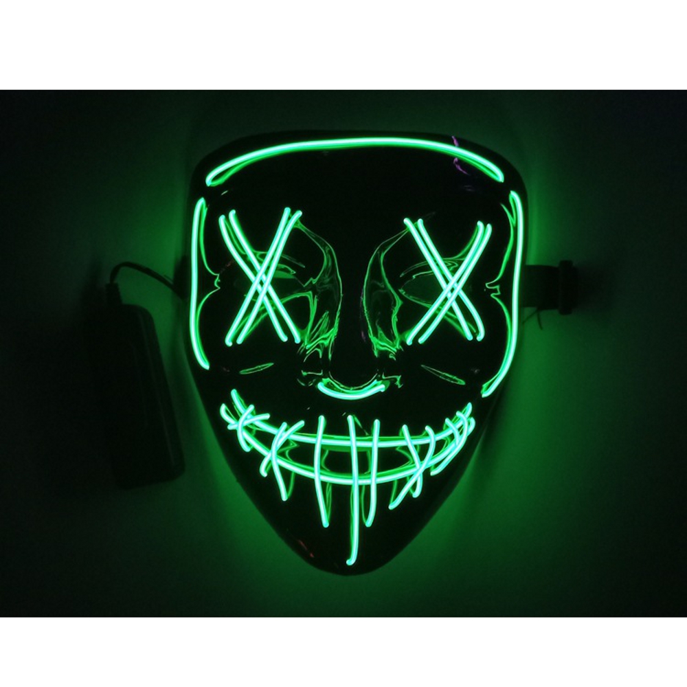 картинка Светящаяся маска Гая Фокса «Судная ночь» от магазина Одежда+