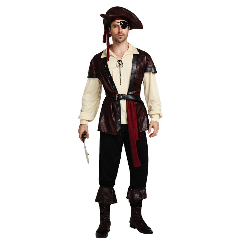 картинка Мужской костюм пирата на Хэллоуин от магазина Одежда+