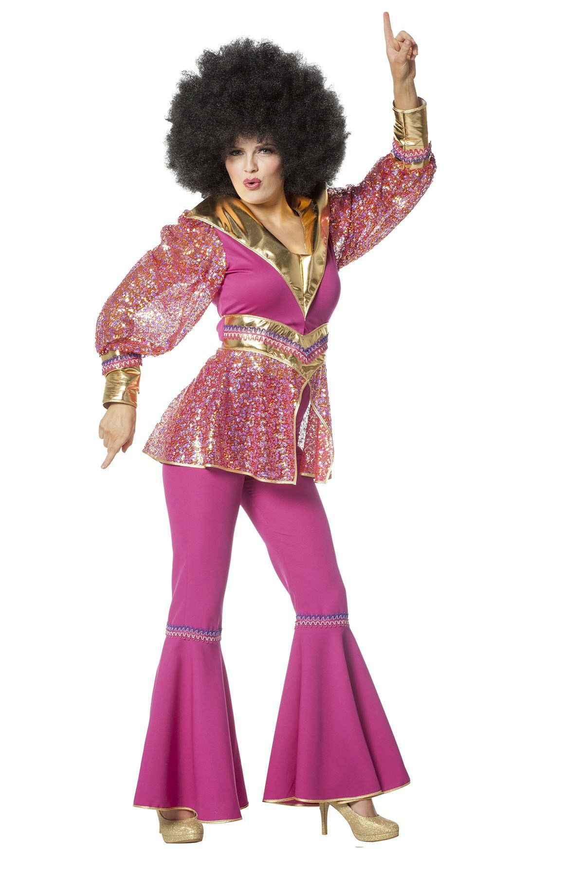 картинка Розовый костюм «Диско» женский от магазина Одежда+