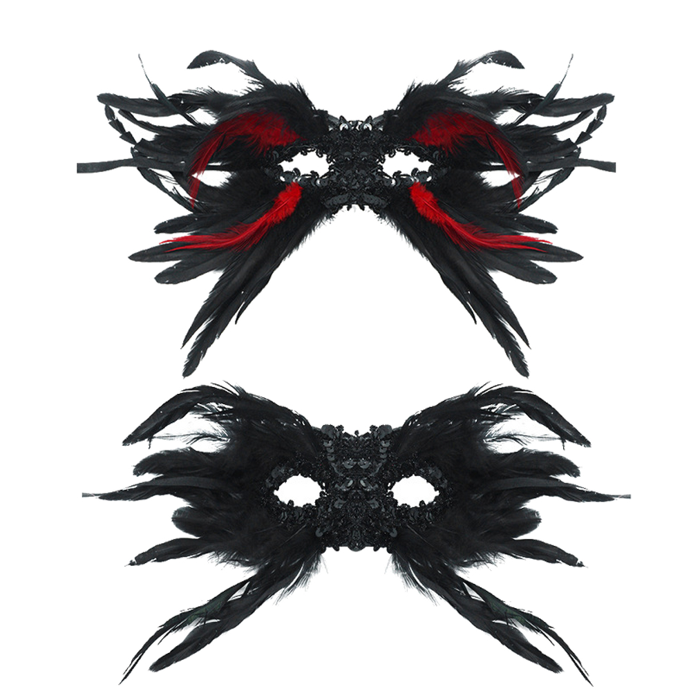 картинка Венецианская маска с перьями от магазина Одежда+