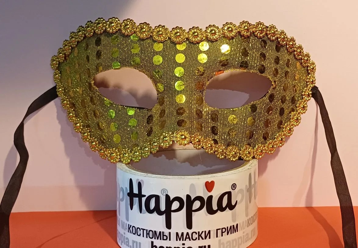 картинка Золотая венецианская маска от магазина Одежда+