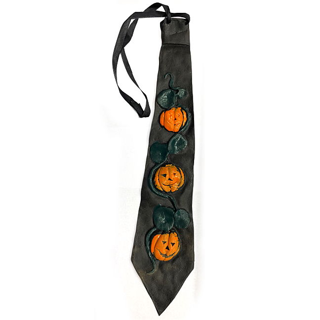 картинка Галстук на Хэллоуин «Тыквы» от магазина Одежда+