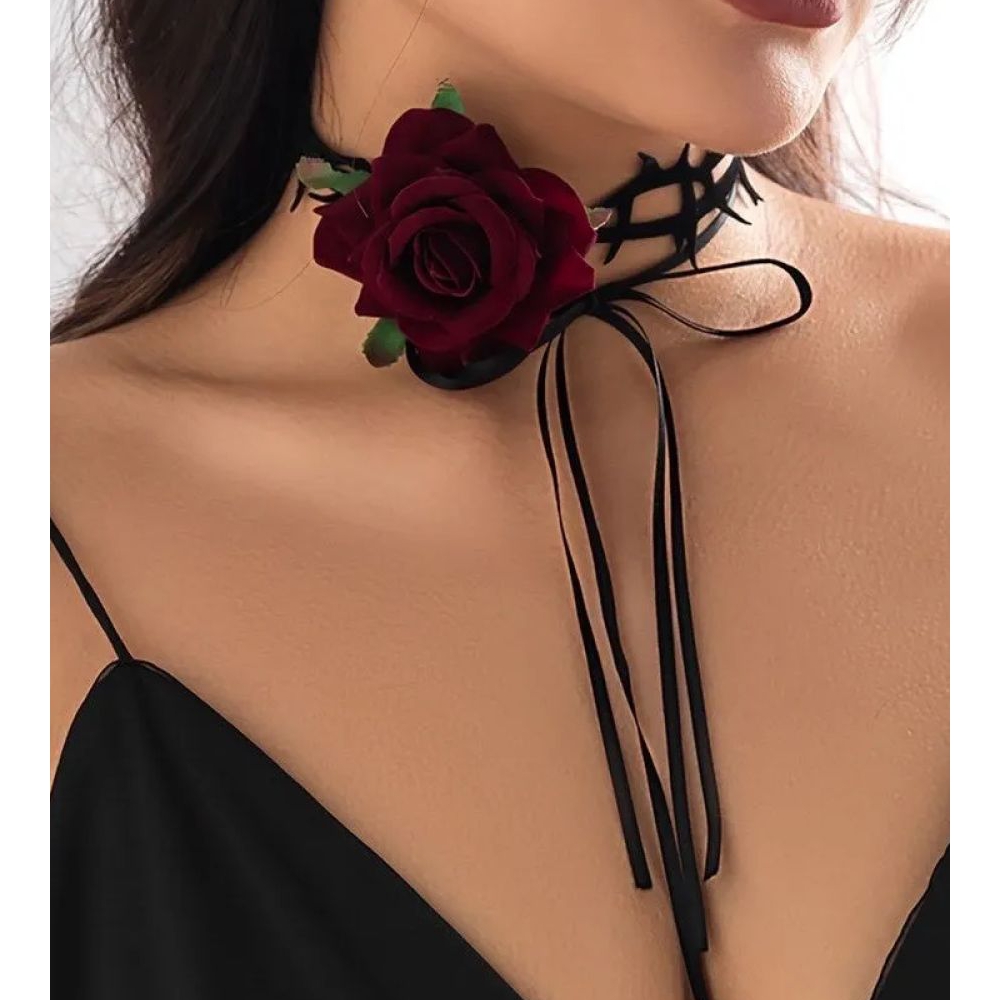картинка Чокер «Дикая роза» от магазина Одежда+