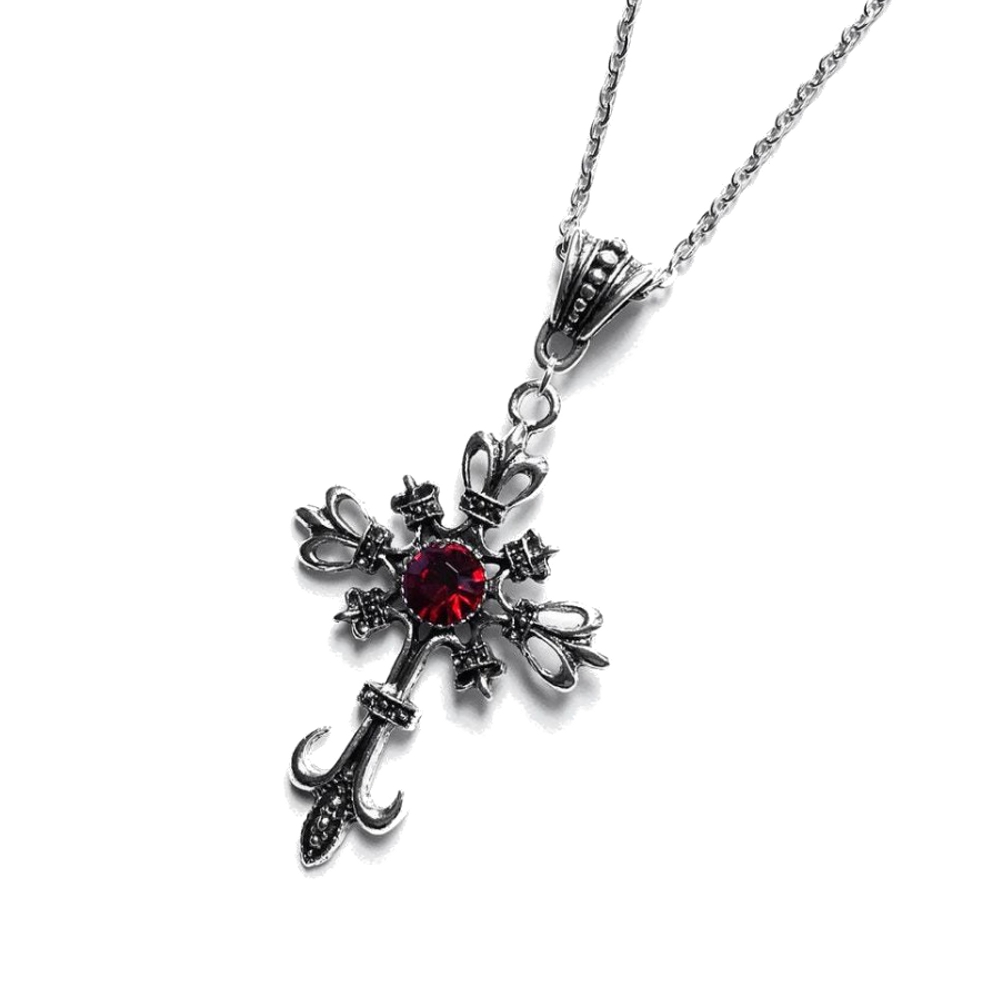 картинка Кулон «Королевский крест» на цепочке от магазина Одежда+