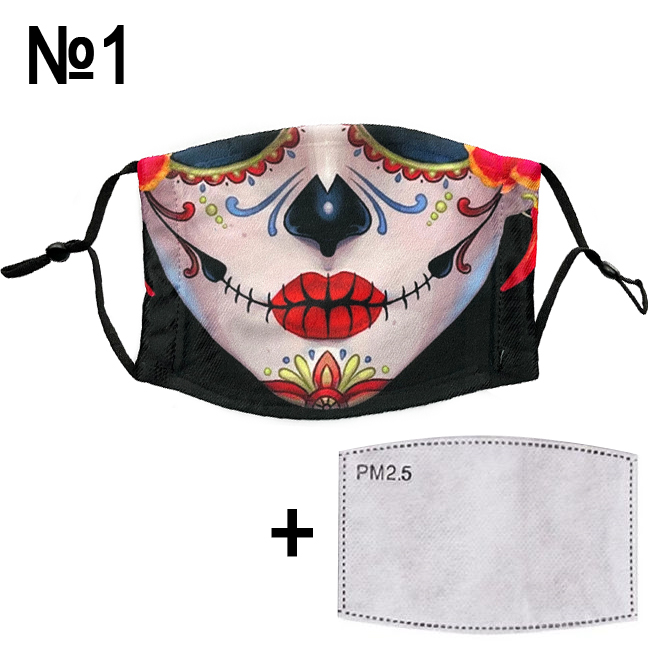 картинка Защитная маска «День мёртвых» в ассортименте от магазина Одежда+