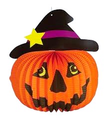 картинка Бумажный шар «Тыква» на Хэллоуин от магазина Одежда+