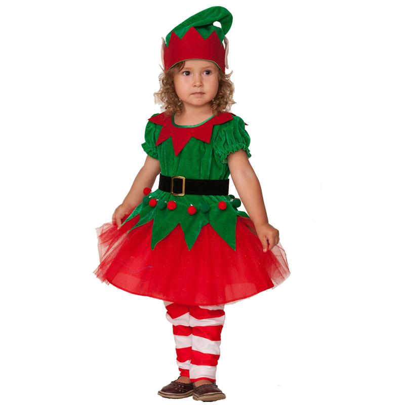 картинка Новогодний костюм эльфа для девочки от магазина Одежда+